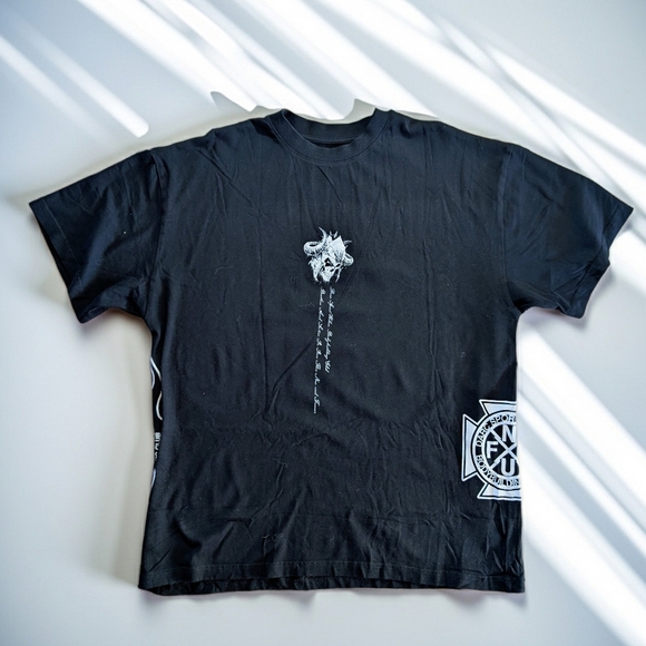 Darc Sport Wolves Club Echos Of Valhalla Men's Black T Shirt Size Large - Picture 2 of 7